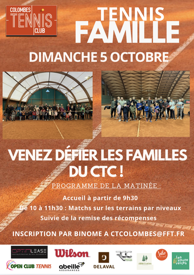 Animation Tennis Famille